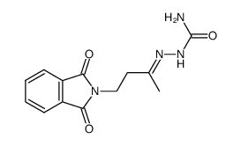 1-N-phthalimidobutan-3-semicarbazone结构式