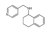N-(pyridin-4-ylmethyl)-1,2,3,4-tetrahydronaphthalen-1-amine Structure
