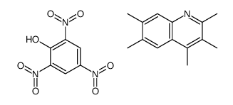 2,3,4,6,7-pentamethylquinoline,2,4,6-trinitrophenol Structure