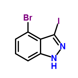4-Bromo-3-iodo-1H-indazole picture