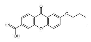 7-butoxy-9-oxoxanthene-3-carboxamide结构式