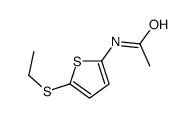 N-(5-ethylsulfanylthiophen-2-yl)acetamide结构式