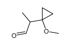 (methoxy-1 cyclopropyl)-2 propanal Structure