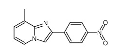 8-methyl-2-(4-nitro-phenyl)-imidazo[1,2-a]pyridine Structure