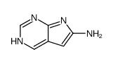 7H-Pyrrolo[2,3-d]pyrimidine, 6-amino- (7CI) structure