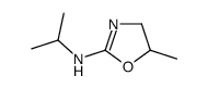 5-methyl-N-propan-2-yl-4,5-dihydro-1,3-oxazol-2-amine结构式