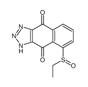 5-ethylsulfinyl-2H-benzo[f]benzotriazole-4,9-dione结构式