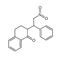 2-(2-nitro-1-phenylethyl)-3,4-dihydro-2H-naphthalen-1-one Structure