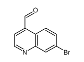 7-溴-4-喹啉羧醛结构式