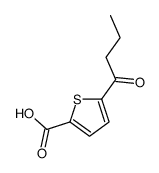 5-butanoylthiophene-2-carboxylic acid结构式