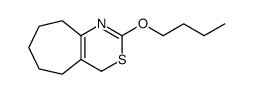 2-butoxy-4,5,6,7,8,9-hexahydrocyclohepta[d][1,3]thiazine Structure