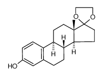 Estrone 17-Ethylene Ketal Structure