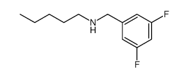 (3,5-Difluoro-benzyl)-pentyl-amine Structure