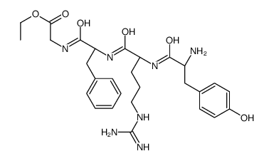 tyrosyl-arginyl-phenylalanyl-glycine ethyl ester结构式