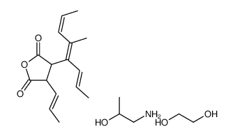 1-aminopropan-2-ol,ethane-1,2-diol,3-(5-methylocta-2,4,6-trien-4-yl)-4-prop-1-enyloxolane-2,5-dione Structure