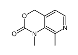 1,8-dimethyl-4H-pyrido[3,4-d][1,3]oxazin-2-one结构式