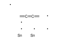 trimethyl(3-trimethylstannylbuta-1,3-dien-2-yl)stannane Structure