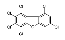 1,2,3,4,7,9-hexachlorodibenzofuran Structure