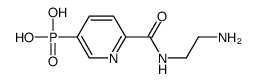 [6-(2-aminoethylcarbamoyl)pyridin-3-yl]phosphonic acid结构式