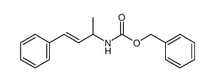 (E)-4-phenyl-3-buten-2-amine N-benzyloxycarbonyl ester Structure