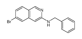 N-benzyl-6-bromoisoquinolin-3-amine结构式