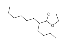 2-undecan-5-yl-1,3-dioxolane结构式