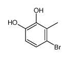 4-bromo-3-methylpyrocatechol结构式