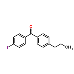 (4-Iodophenyl)(4-propylphenyl)methanone结构式