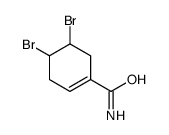 4,5-dibromocyclohexene-1-carboxamide结构式