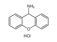 9H-Xanthen-9-amine, hydrochloride结构式