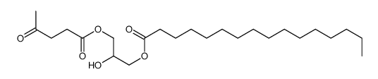 [2-hydroxy-3-(4-oxopentanoyloxy)propyl] hexadecanoate Structure