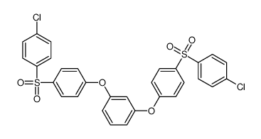 1,3-bis[4-(4-chlorophenyl)sulfonylphenoxy]benzene结构式