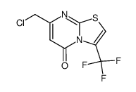 7-chloromethyl-3-trifluoromethyl-5H-thiazolo<3,2-a>pyrimidine-5-one结构式