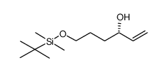 (4S)-1-O-(tert-butyldimethylsilyl)-hex-5-ene-1,4-diol Structure