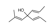 2-methyl-4-propenyl-hepta-2,5-dien-4-ol Structure