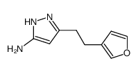 5-[2-(3-furyl)ethyl]-2H-pyrazol-3-amine结构式