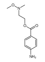 2-[methoxy(methyl)amino]ethyl 4-aminobenzoate Structure