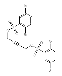 Benzenesulfonic acid,2,5-dibromo-, 2-butynylene ester (7CI,8CI) picture