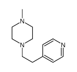 1-methyl-4-(2-pyridin-4-ylethyl)piperazine Structure