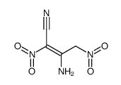 (Z)-3-amino-2,4-dinitrobut-2-enenitrile结构式