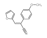 Benzeneacetonitrile, a-(2-furanylmethylene)-4-methoxy- picture