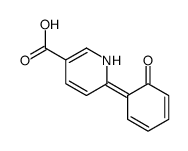 6-(6-oxocyclohexa-2,4-dien-1-ylidene)-1H-pyridine-3-carboxylic acid结构式