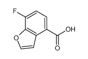 7-fluoro-benzofuran-4-carboxylic acid结构式