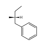 (R)-(-)-2-methyl-1-phenylbutane Structure