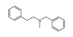 N-benzyl-N-methyl-2-phenylethanamine Structure