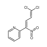 1-(2-pyridyl)-4,4-dichloro-1-nitro-1,3-butadiene结构式