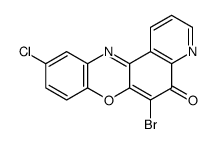 6-bromo-10-chloropyrido[3,2-a]phenoxazin-5-one结构式