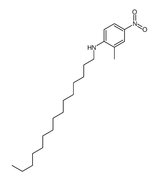 2-methyl-4-nitro-N-pentadecylaniline Structure