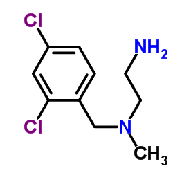 N-(2,4-Dichlorobenzyl)-N-methyl-1,2-ethanediamine结构式