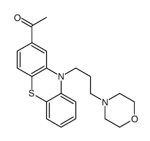 1-[10-(3-morpholin-4-ylpropyl)phenothiazin-2-yl]ethanone结构式